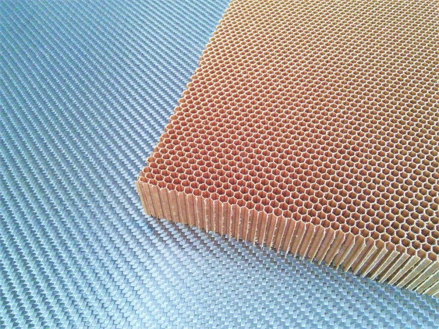 Nomex aramid honeycomb Thickness 25 mm Cell size 3.2 mm Core materials